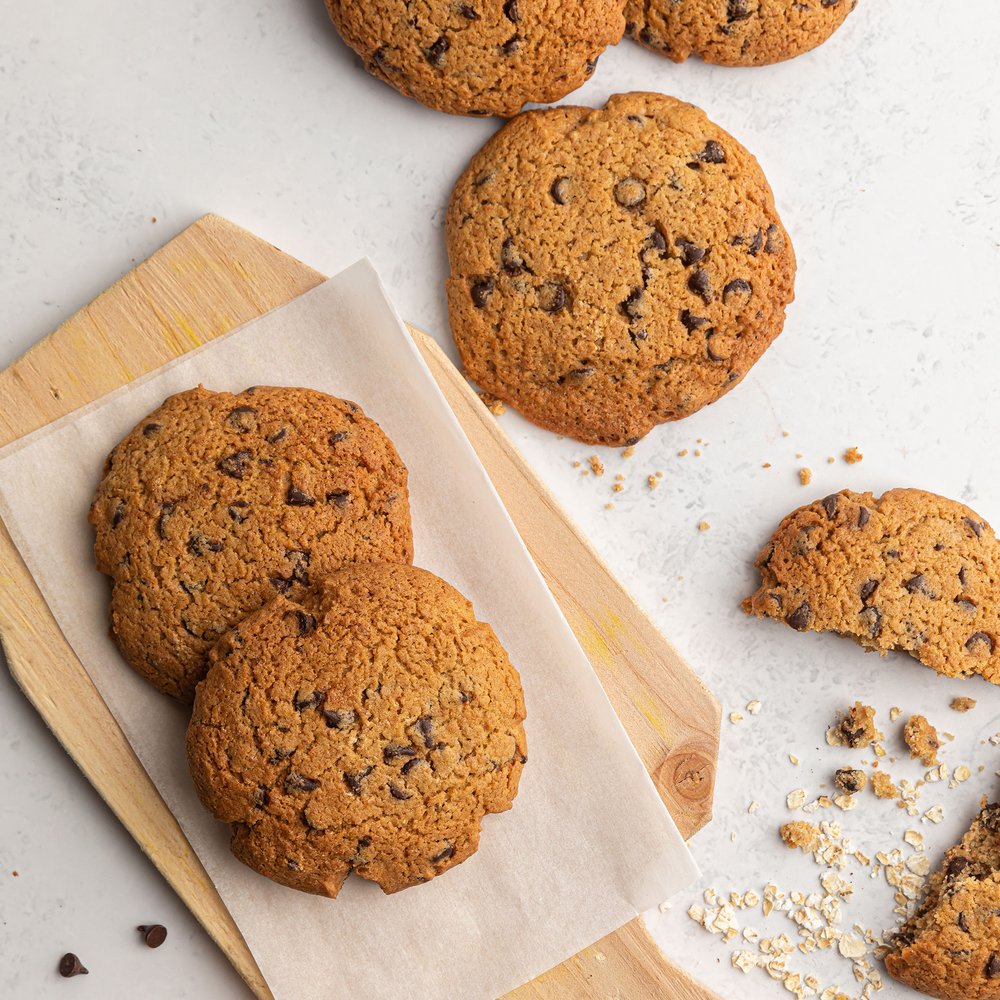 Oats & Chocolate Chip Cookies